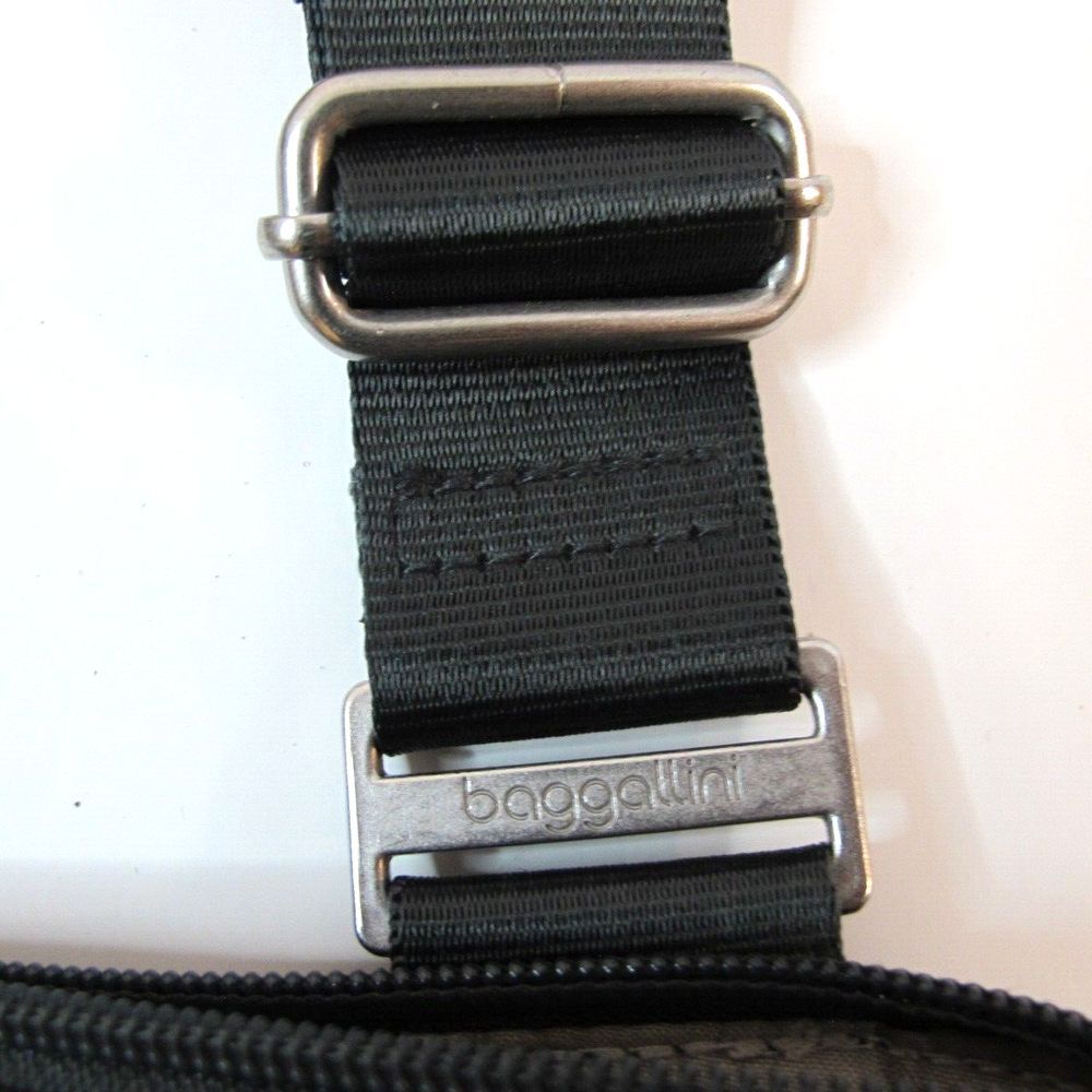 Baggallina‎ Black Crossbody Dual Strap Handbag Purse - Picture 7 of 7